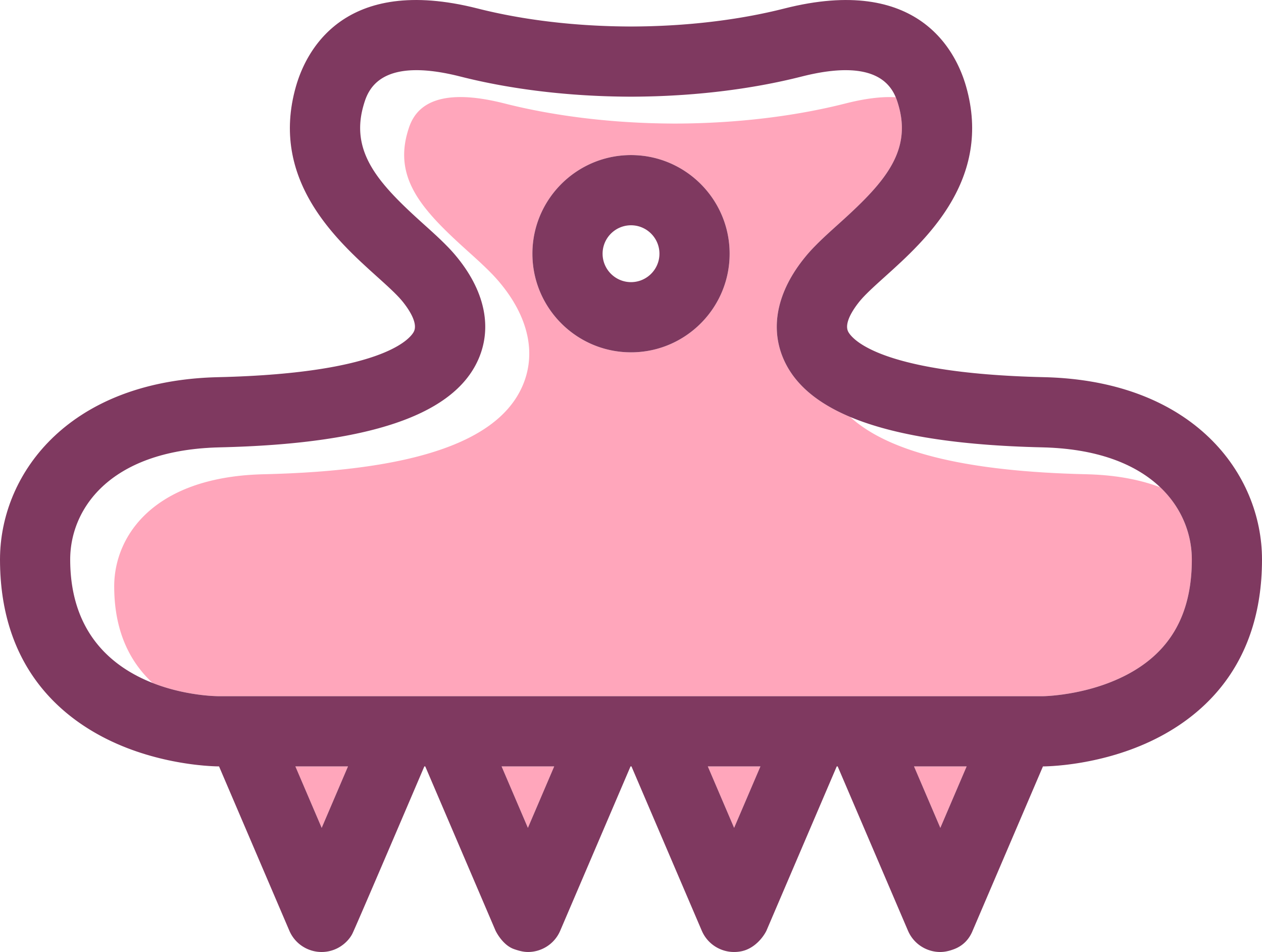 Hair Clamp Outline Svg File Free Vectors